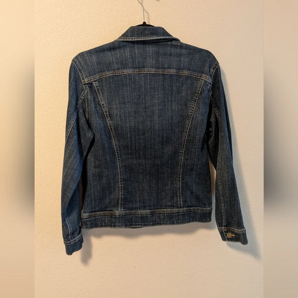 Lee Blue Jean Jacket Classic Denim Style - Picture 2 of 4